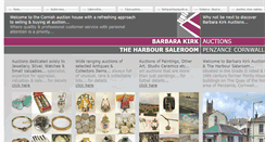 Desktop Screenshot of barbarakirkauctions.co.uk